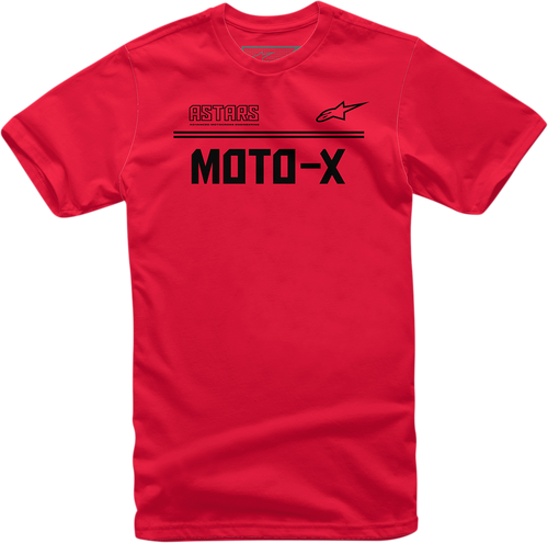 Moto X T-Shirt - Red/Black - Medium - Lutzka's Garage