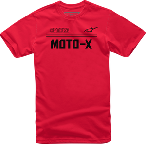 Moto X T-Shirt - Red/Black - Medium - Lutzka's Garage