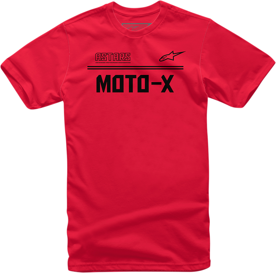 Moto X T-Shirt - Red/Black - Medium - Lutzka's Garage