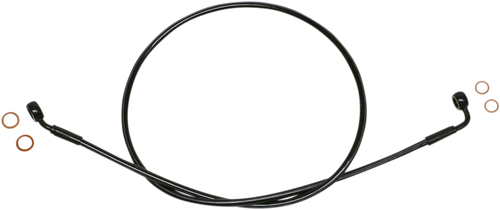 Brake Line - EZ Align - Stainless Steel - Black - Lutzka's Garage