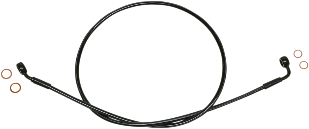 Brake Line - EZ Align - Stainless Steel - Black - Lutzka's Garage