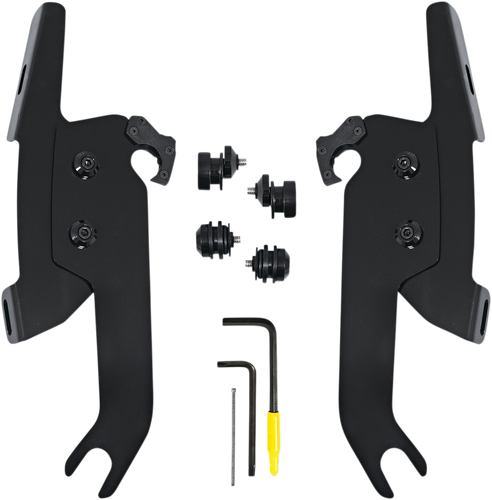 Fats/Slim Windshield Trigger Lock Complete Mount Kit - Black - FLSL - Lutzka's Garage