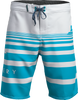 Glide Board Shorts - Gray/Aqua - US 44 - Lutzka's Garage