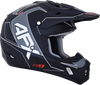 FX-17 Helmet - Aced - Matte Black/White - Small - Lutzka's Garage