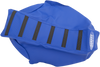 6-Ribbed Seat Cover - Black Ribs/Blue Top/Blue Sides