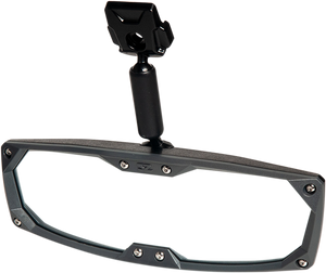 Mirror - Halo R - Rear View - Rectangle - Black w/Black Bezel - Maverick X3