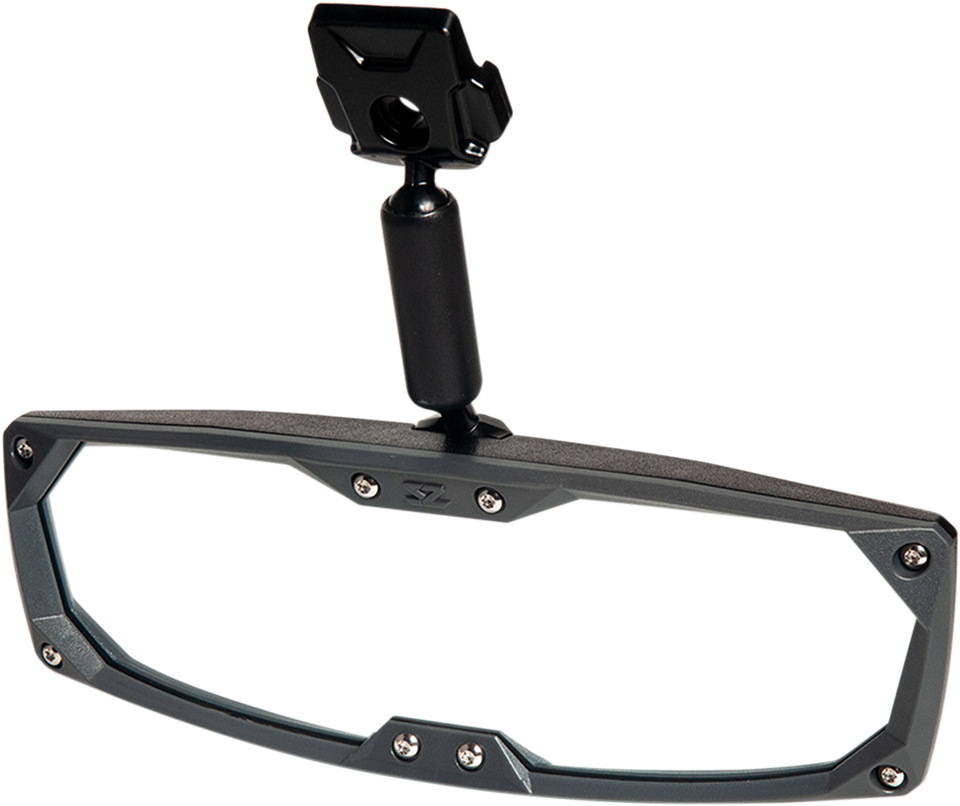 Mirror - Halo R - Rear View - Rectangle - Black w/Black Bezel - Maverick X3