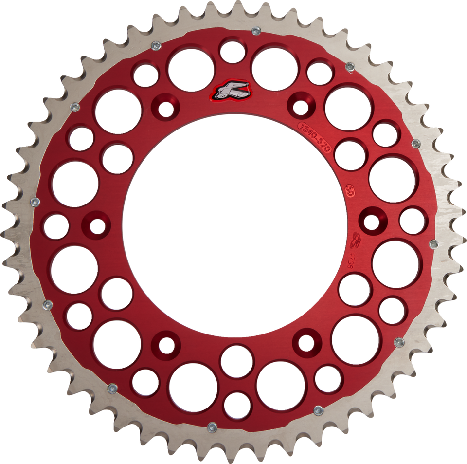 Twinring™ Rear Sprocket - 50 Tooth - Red - Lutzka's Garage