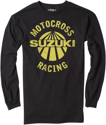 Suzuki Vet Long-Sleeve T-Shirt - Black - Medium - Lutzka's Garage