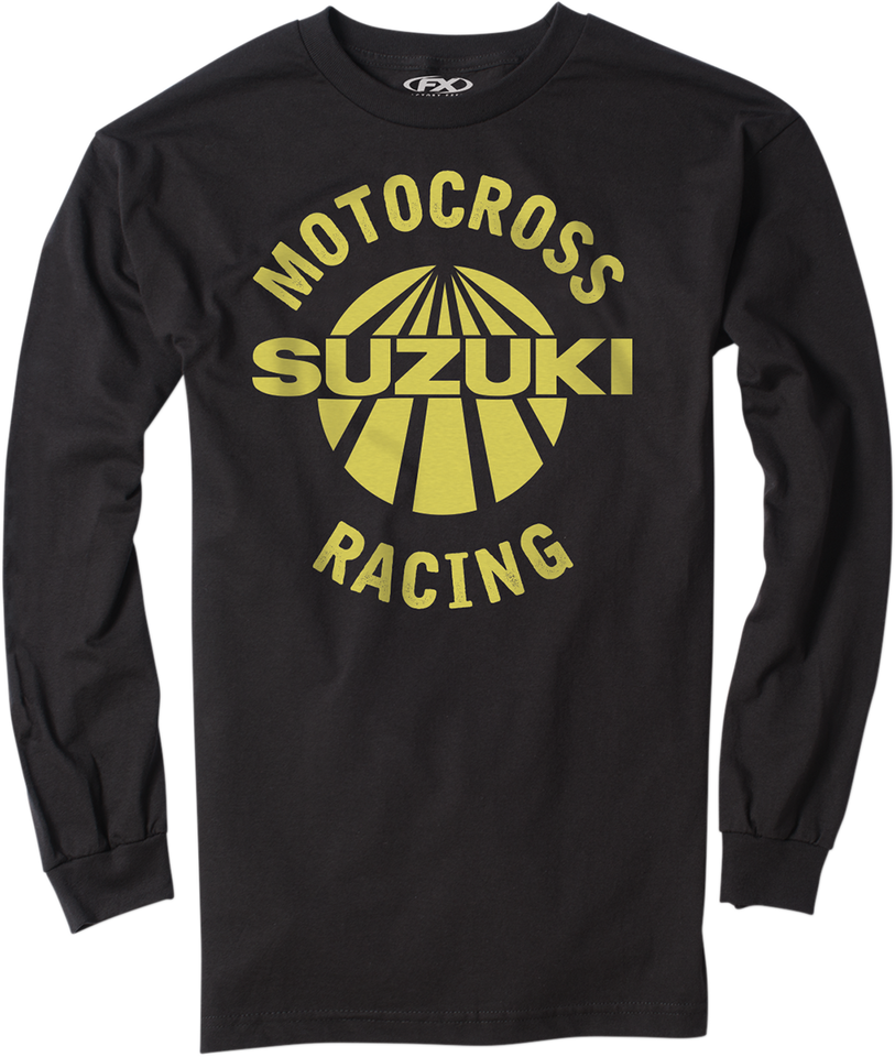 Suzuki Vet Long-Sleeve T-Shirt - Black - Medium - Lutzka's Garage