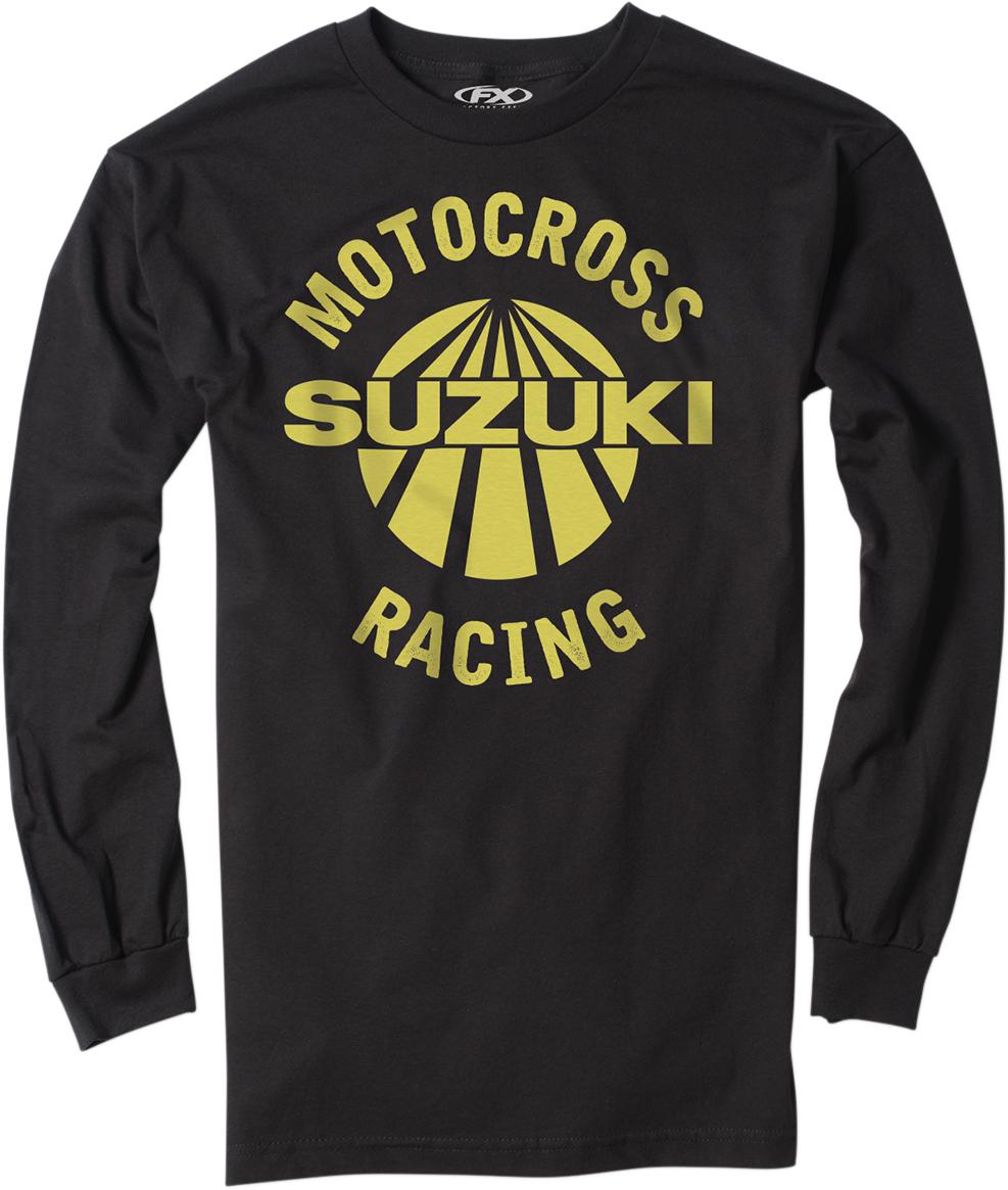 Suzuki Vet Long-Sleeve T-Shirt - Black - Medium - Lutzka's Garage