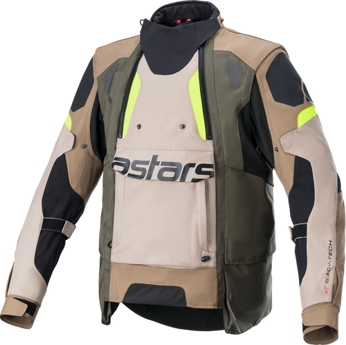 Halo Drystar® Jacket - Black/Sand/Yellow - Small - Lutzka's Garage