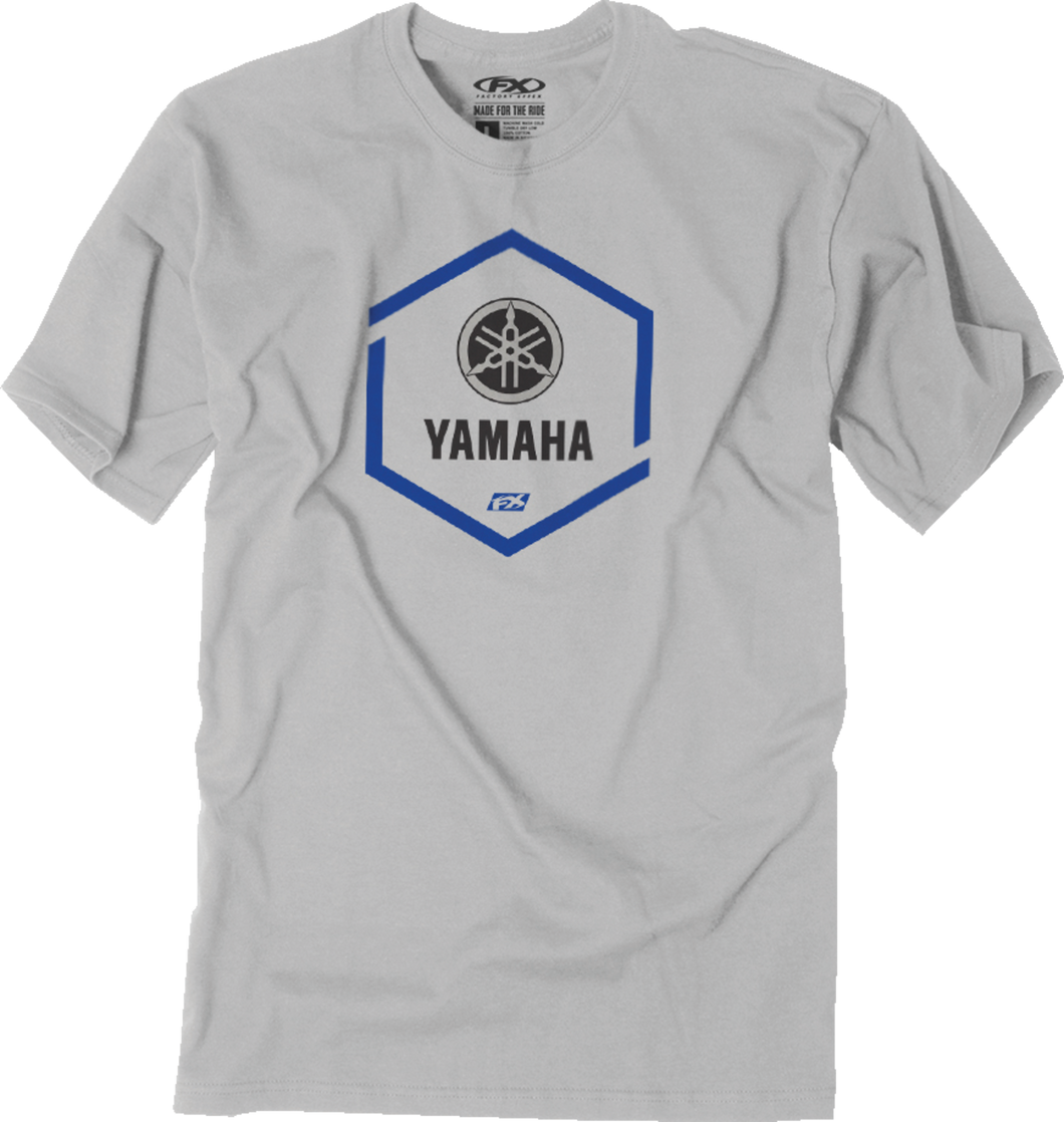 Yamaha Hexagon T-Shirt - Gray - Medium - Lutzka's Garage