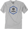 Yamaha Hexagon T-Shirt - Gray - Medium - Lutzka's Garage