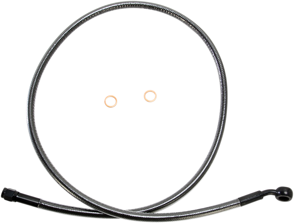 Brake Line - 10 mm-35° - 38" - Black Pearl