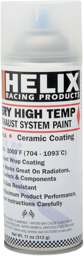 High-Temperature Paint - Satin Clear - 11 oz. net wt. - Aerosol