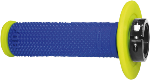 Grips - Locking - 708 - Fluorescent Yellow/Blue