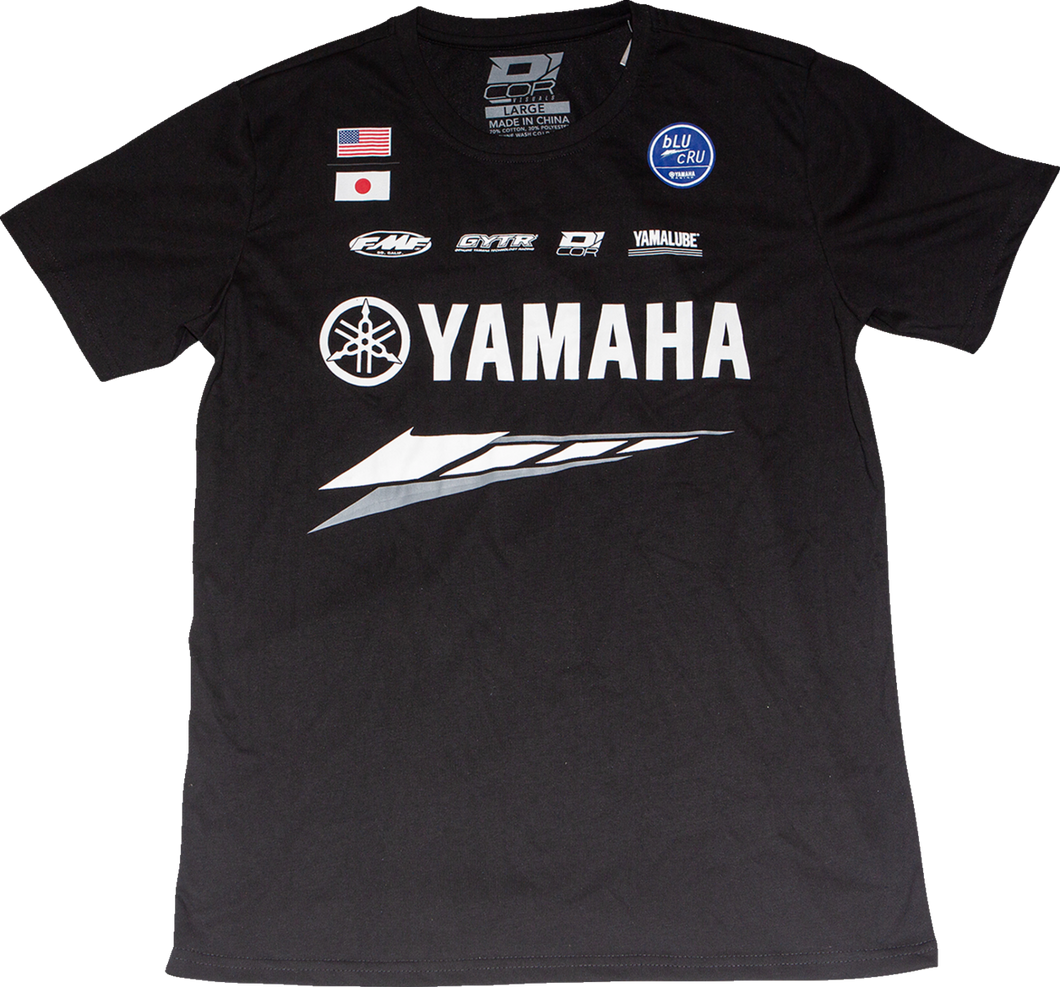 Yamaha Factory T-Shirt - Black - 2XL - Lutzka's Garage