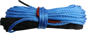 Winch Rope - Synthetic - Blue - 15/64" x 38 - Lutzka's Garage