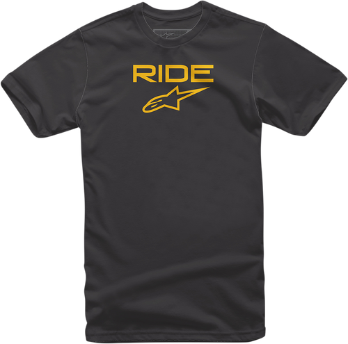 Ride 2.0 T-Shirt- Black/Yellow - XL - Lutzka's Garage