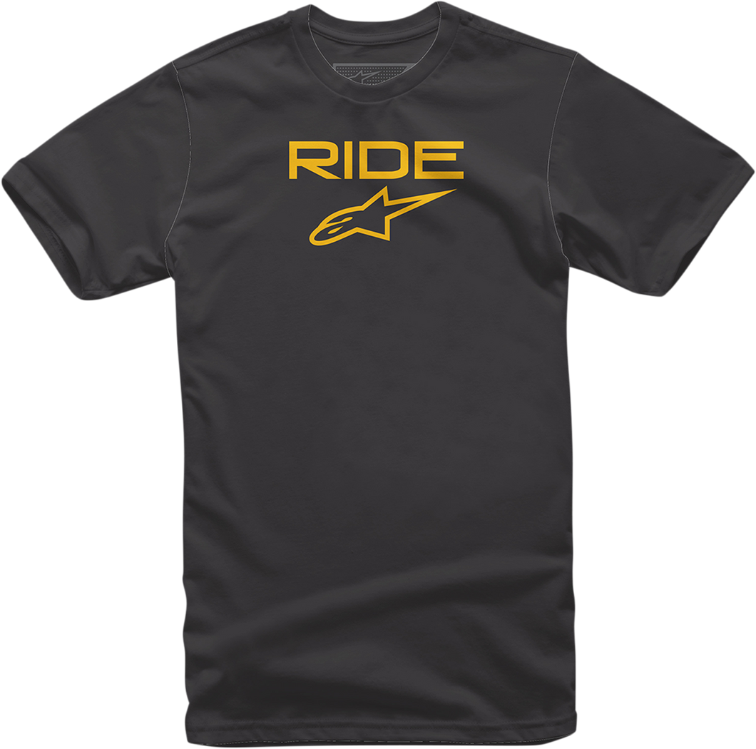 Ride 2.0 T-Shirt- Black/Yellow - XL - Lutzka's Garage