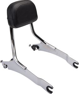 Detachable Backrest - Chrome - Two-up Seat - Scout - Lutzka's Garage