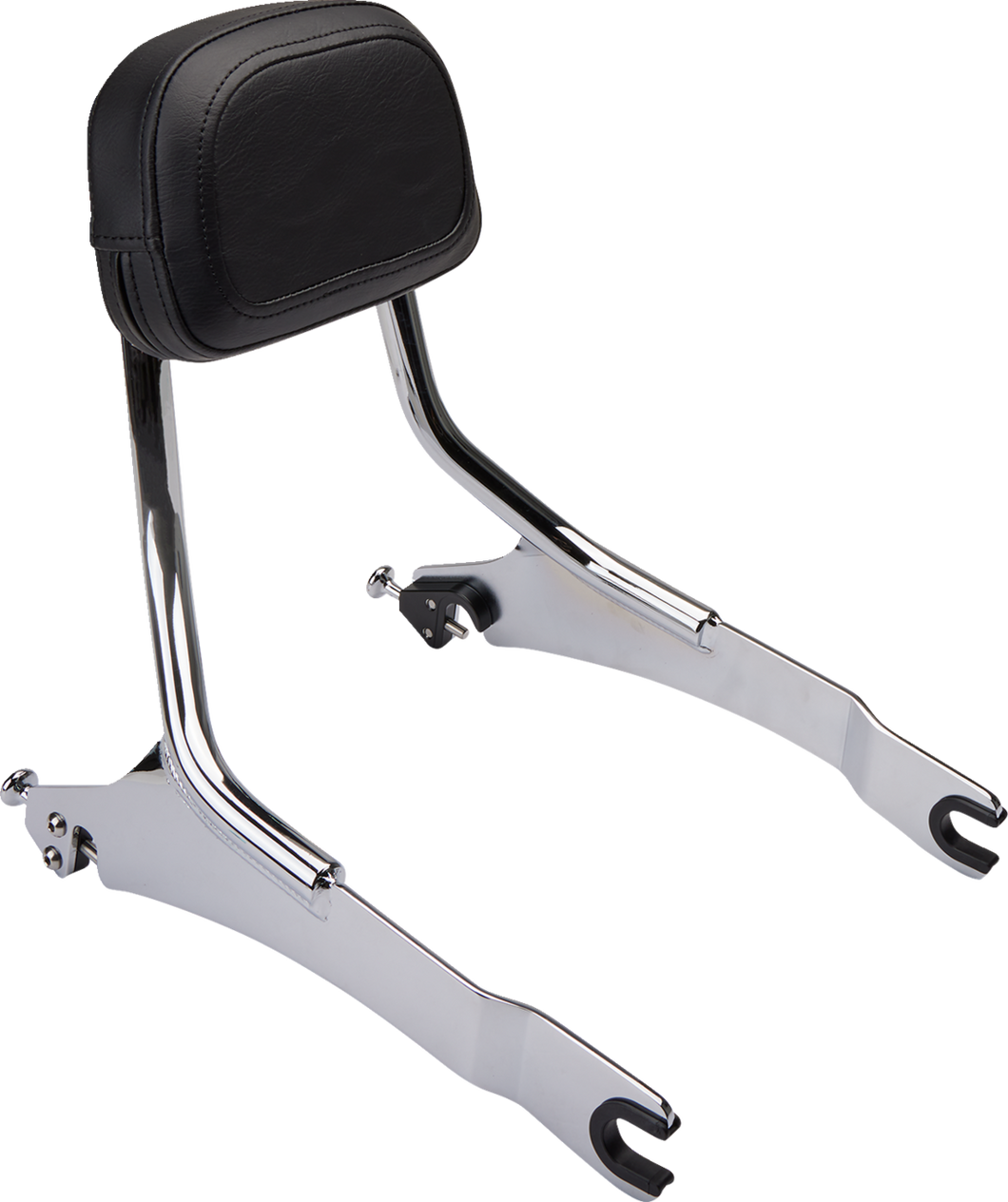 Detachable Backrest - Chrome - Two-up Seat - Scout - Lutzka's Garage