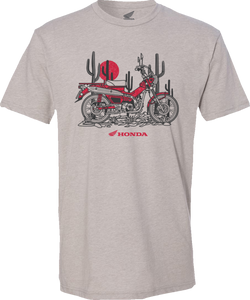 Honda Trail 125 T-Shirt - Gray - Small - Lutzka's Garage