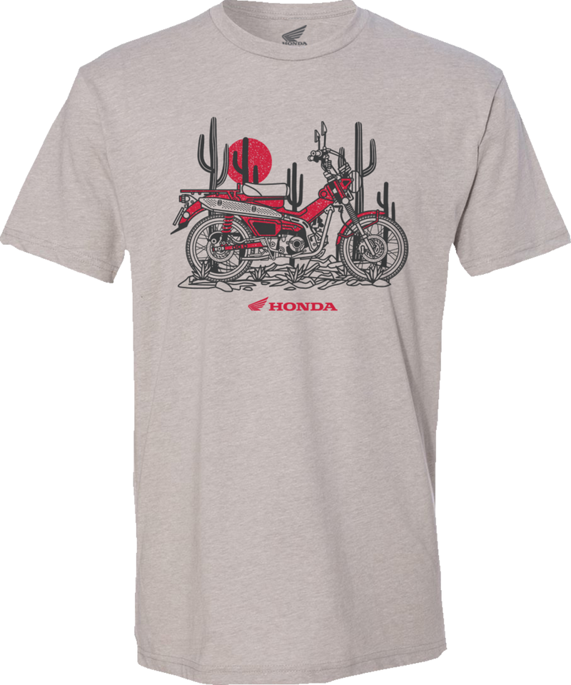 Honda Trail 125 T-Shirt - Gray - Small - Lutzka's Garage