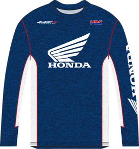 Honda HRC Long-Sleeve T-Shirt - Navy/White - Small - Lutzka's Garage