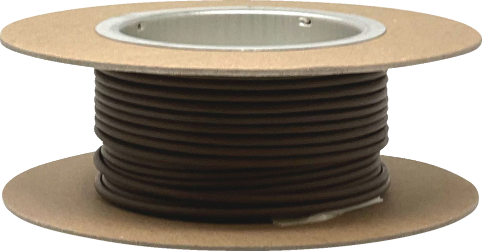 25 GXL Wire Spool - 14 Gauge - Brown - Lutzka's Garage