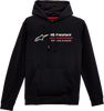 Linear Race Hoodie - Black - Medium - Lutzka's Garage