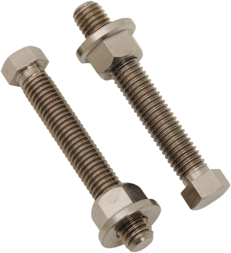 Bolt Set - Axle Adjuster - Titanium - Lutzka's Garage