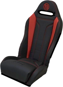 Performance Seat - Double T - Black/Red - Polaris - 12-21 - Lutzka's Garage