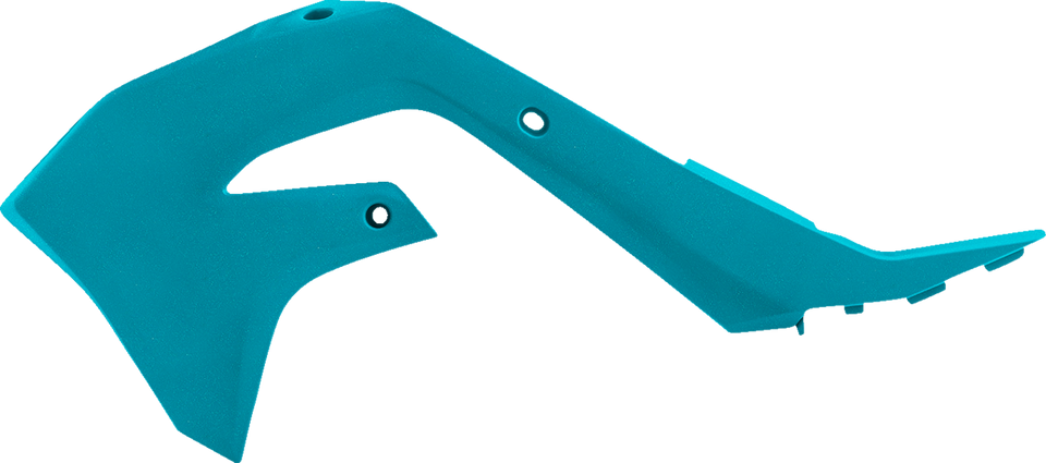 Radiator Shrouds - Teal/Metallic