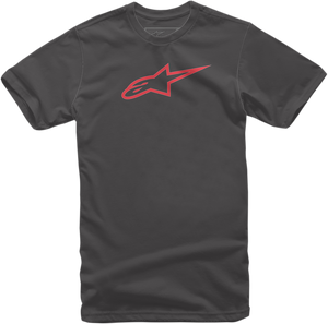 Ageless T-Shirt - Black/Red - Medium - Lutzka's Garage