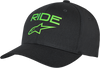 Ride Transfer Hat - Black/Green - Small/Medium - Lutzka's Garage