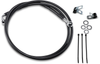 Brake Line - Front - Black - +8" - Lutzka's Garage