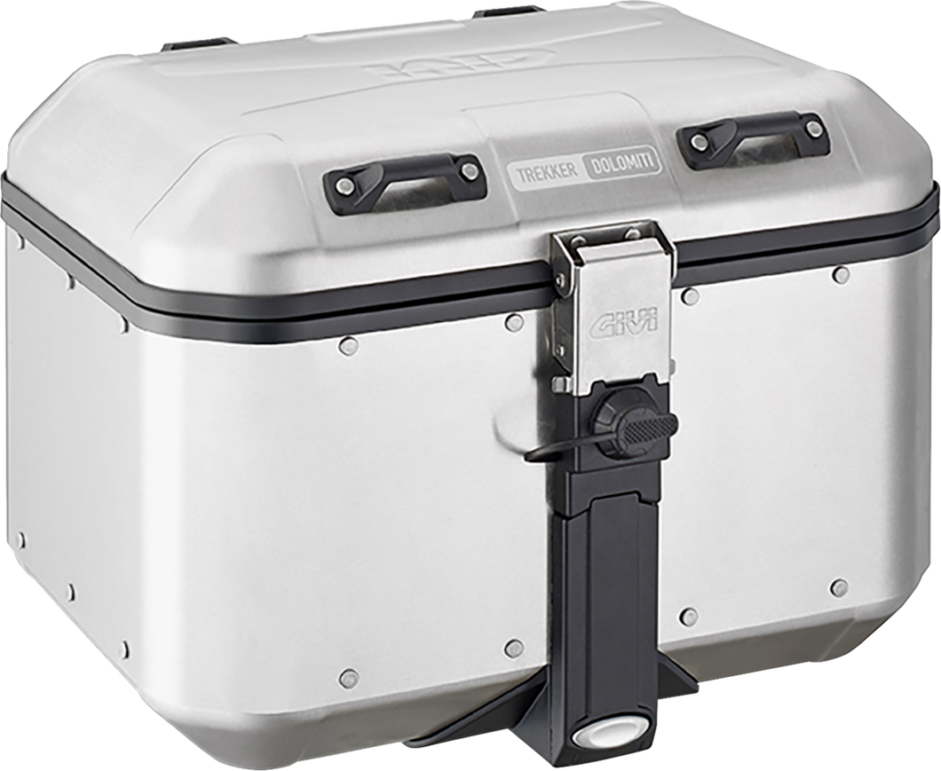 Dolomiti Monokey Top Case - 46L - Silver - Lutzka's Garage