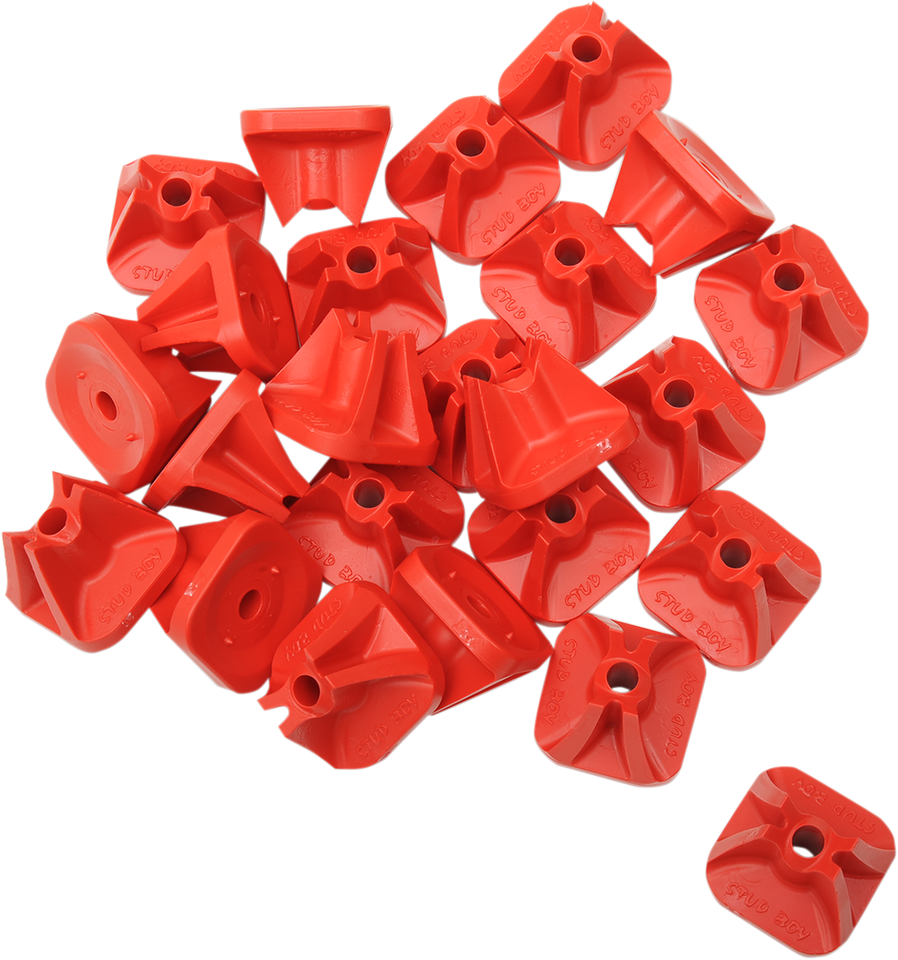 Single Backer Plates - Red - 24 Pack - Lutzka's Garage