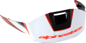 Supertech R10 Spoiler - Standard - Team - Black/Carbon Red/Gloss White