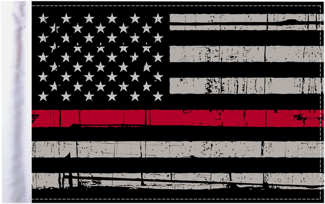 Grunge U.S.A. Flag - Red - 6