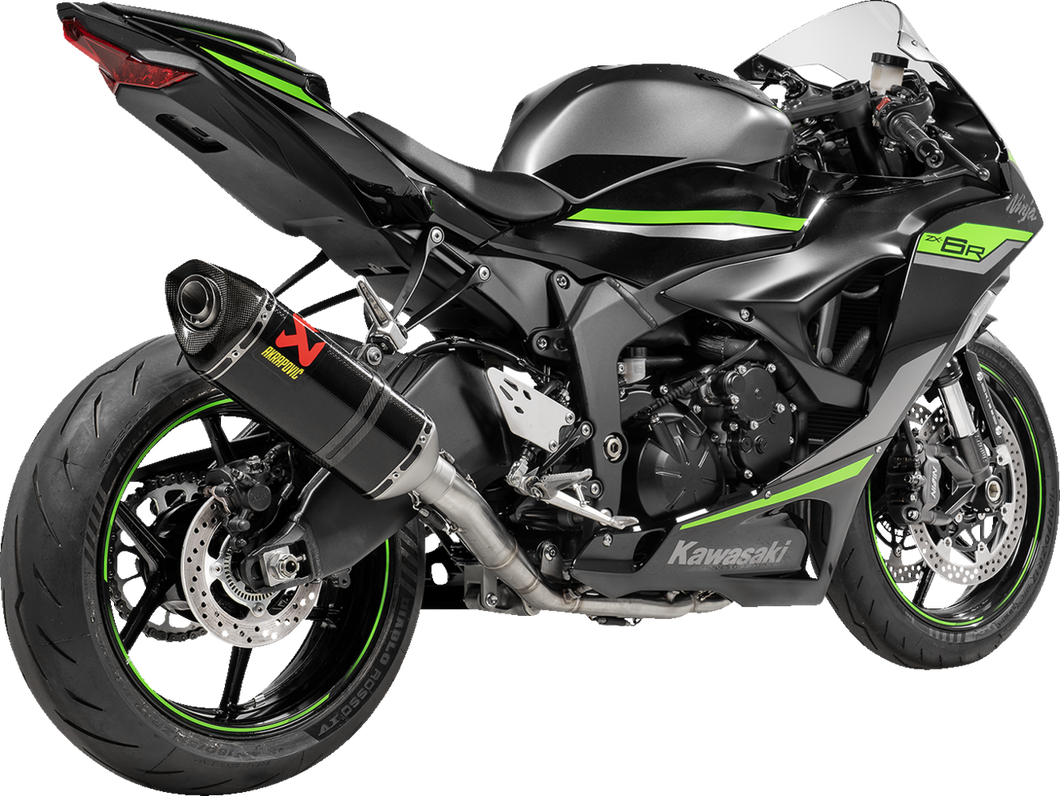 Racing Line Exhaust System - Carbon - Kawasaki ZX-6R