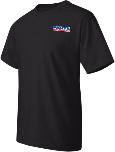 Parts Unlimited T-Shirt - Black - Small - Lutzka's Garage