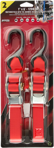 Over-Center Buckle Strap - 1" x 6 - Red - Lutzka's Garage