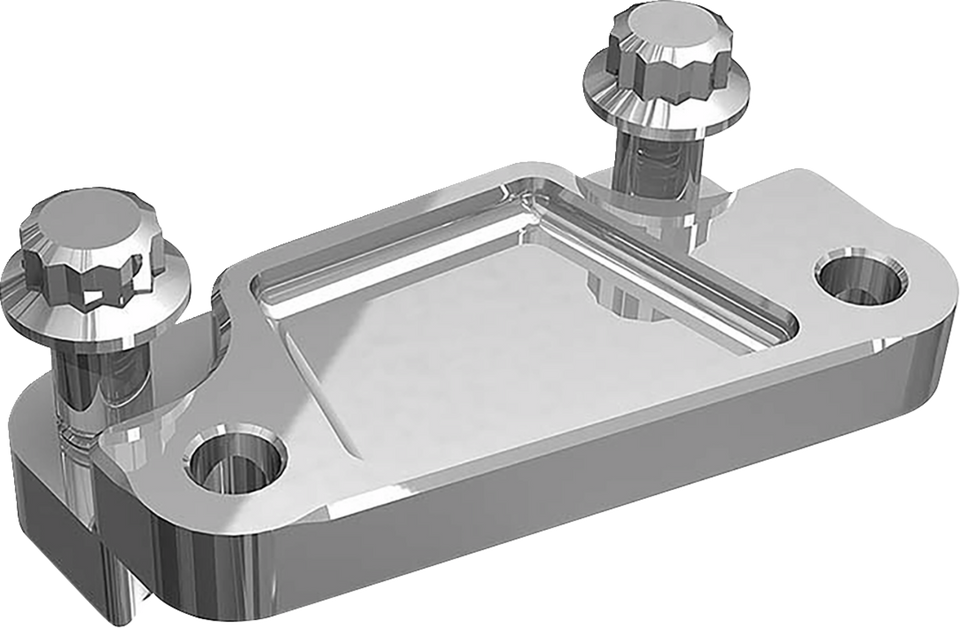 Axial Caliper Mount Adapter Bracket - Chrome - Lutzka's Garage