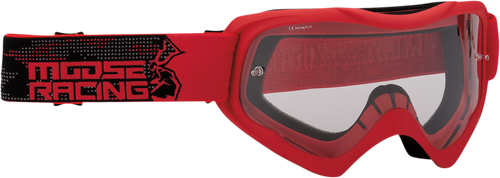 Qualifier Goggles - Agroid - Red - Lutzka's Garage