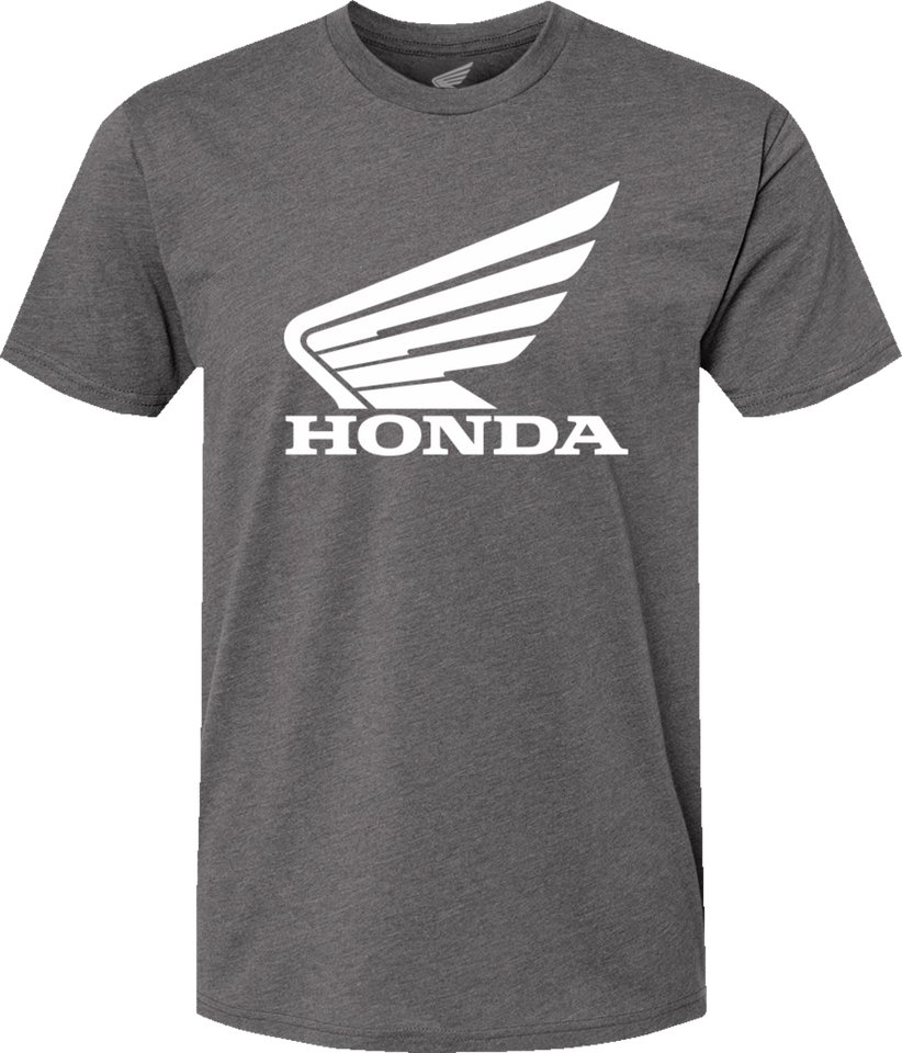 Honda Wing T-Shirt - Heather/White - Small - Lutzka's Garage