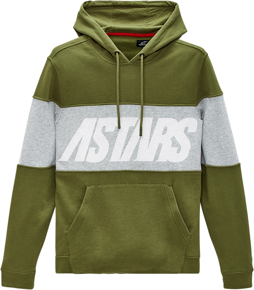 Border Hoodie - Olive - Medium - Lutzka's Garage