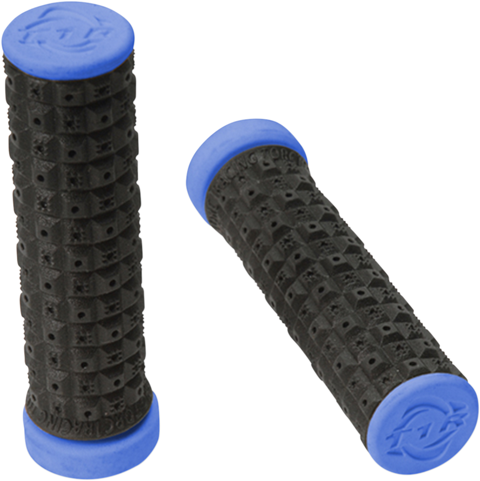 Grips - Enduro - Dual - ATV - Black/Blue - Lutzka's Garage